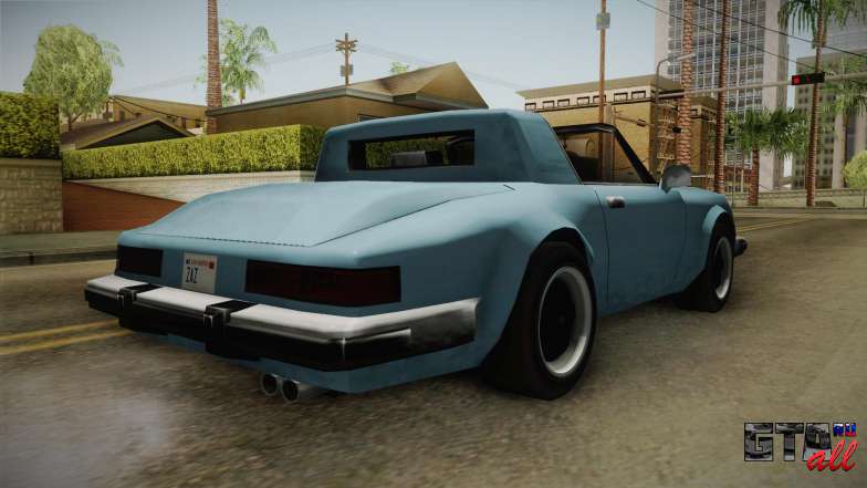 Comet Targa для GTA San Andreas задняя часть