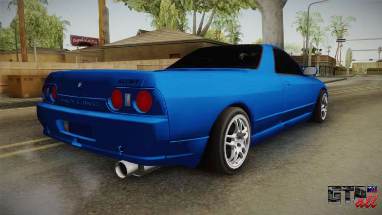 Nissan Skyline R32 Pickup для GTA San Andreas вид сзади