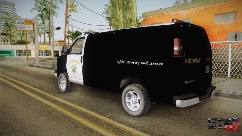 Chevrolet Express CHpдля GTA San Andreas вид сзади