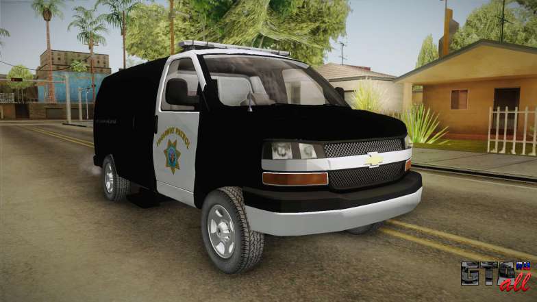 Chevrolet Express CHp для GTA San Andreas передняя часть