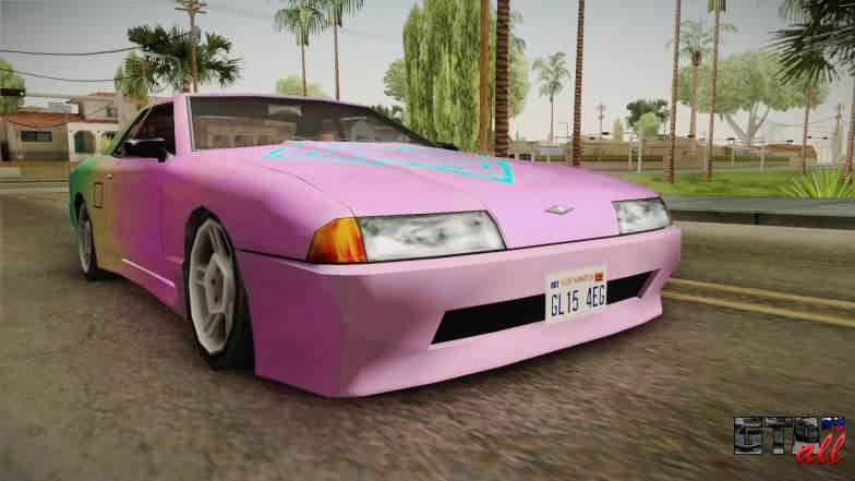 New Elegy Paintjob v2 для GTA San Andreas вид спереди