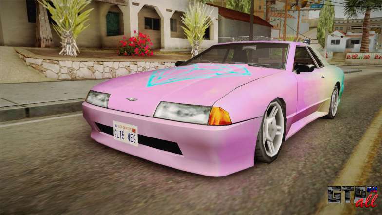 New Elegy Paintjob v2 для GTA San Andreas передняя часть