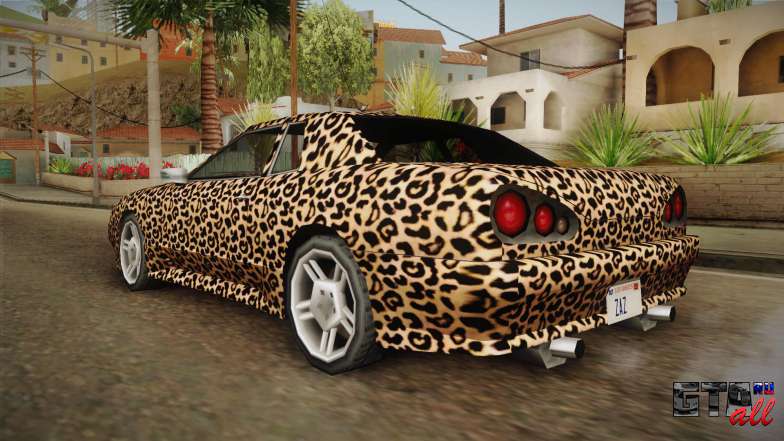 New Elegy Paintjob v3 для GTA San Andreas вид сзади