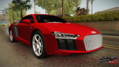 Audi R8 2017 для GTA San Andreas вид спереди