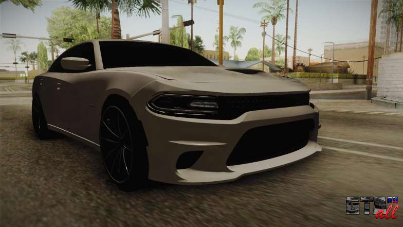 Dodge Charger Hellcat для GTA San Andreas передняя часть