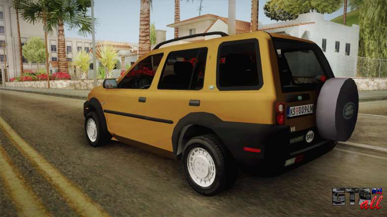 Land Rover Freelander v6 для GTA San Andreas вид сзади