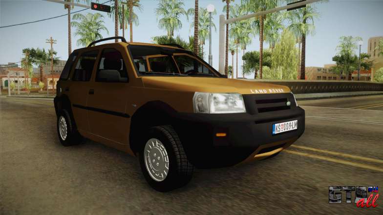 Land Rover Freelander v6 для GTA San Andreas передняя часть