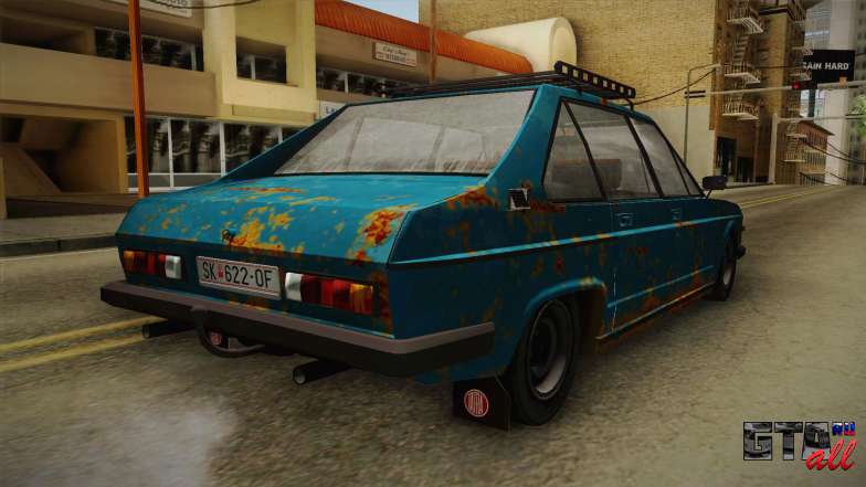 Tatra 613 Rusty для GTA San Andreas задняя часть