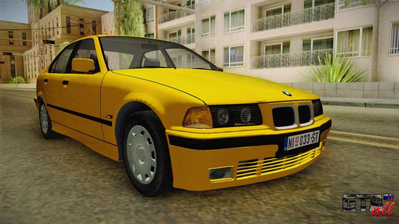 BMW 320i E36 для GTA San Andreas вид спереди