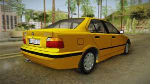 BMW 320i E36 для GTA San Andreas задняя часть