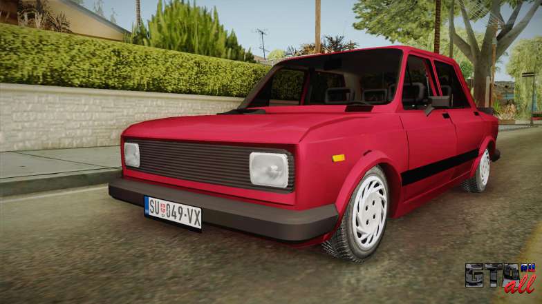 Zastava-Fiat 128 для GTA San Andreas вид спереди