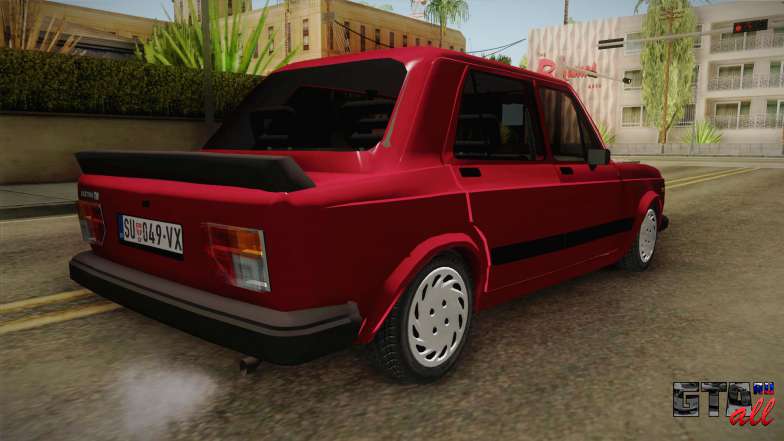 Zastava-Fiat 128 для GTA San Andreas задняя часть