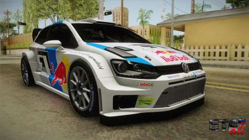 Volkswagen Polo R WRC для GTA San Andreas вид спереди