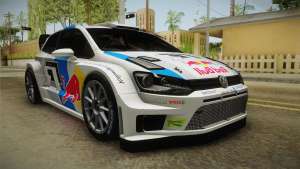 Volkswagen Polo R WRC для GTA San Andreas вид спереди