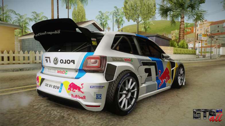 Volkswagen Polo R WRC для GTA San Andreas спойлер