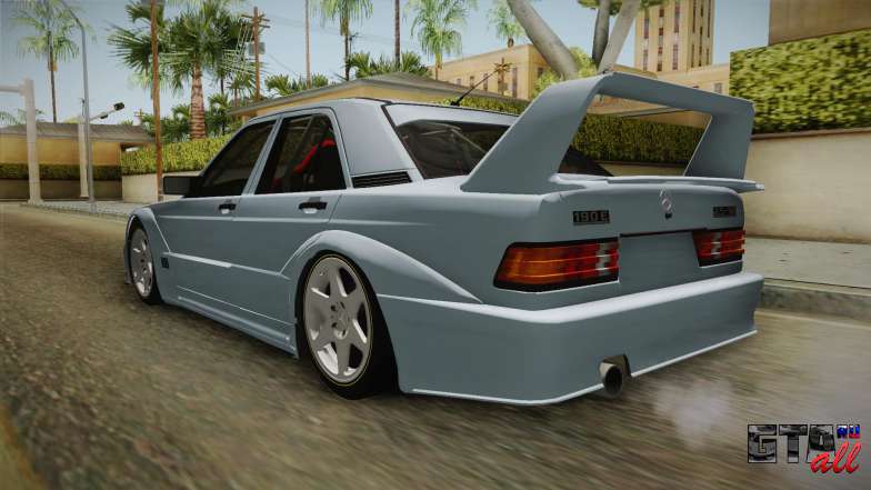 Mercedes-Benz W201 190E для GTA San Andreas задняя часть