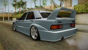 Mercedes-Benz W201 190E для GTA San Andreas задняя часть