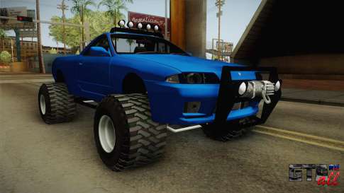 Nissan Skyline R32 Pickup Off Road для GTA San Andreas вид спереди