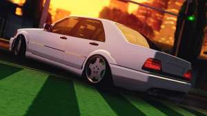 Mercedes-Benz W140 для GTA San Andreas задняя часть