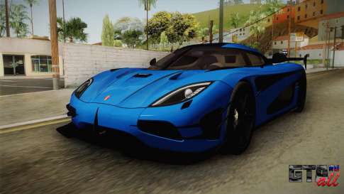 Koenigsegg Agera RS v1 для GTA San Andreas - вид спереди