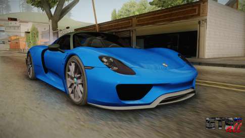 Porsche 918 Spyder Weissach Package 2015 для GTA San Andreas - вид спереди