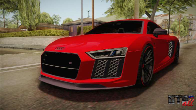 Audi R8 Vorsteiner для GTA San Andreas передняя часть