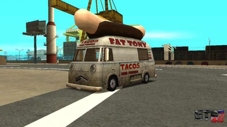 HotDog Fat Tony Tacos Tining 4X4 для GTA San Andreas общий вид