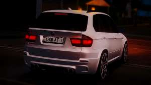 BMW X5M для GTA San Andreas вид сзади