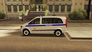 Mercedes-Benz Vito FSB для GTA San Andreas вид сбоку