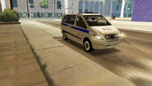 Mercedes-Benz Vito FSB для GTA San Andreas передняя часть