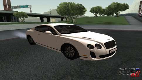 Bentley Continental GT Armenian для GTA San Andreas вид спереди