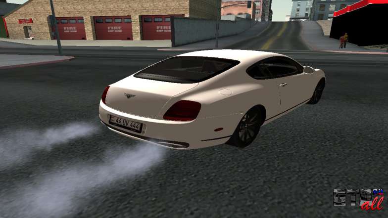 Bentley Continental GT Armenian для GTA San Andreas вид сзади