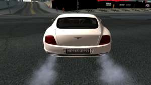 Bentley Continental GT Armenian для GTA San Andreas задняя часть