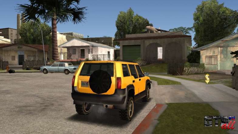 2002 Landstalker для GTA San Andreas вид сзади