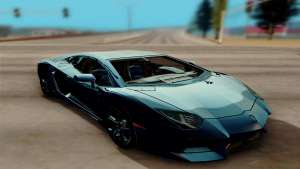 Lamborghini Aventador для GTA San Andreas вид спереди