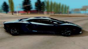 Lamborghini Aventador для GTA San Andreas вид сбоку