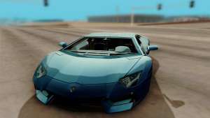 Lamborghini Aventador для GTA San Andreas передняя часть