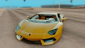 Lamborghini Aventador для GTA San Andreas передняя часть