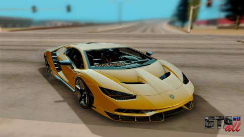 Lamborghini Centenario для GTA San Andreas вид спереди