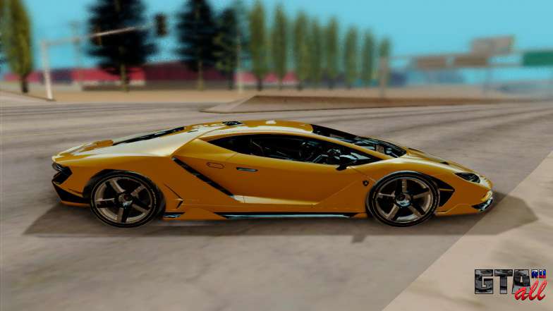 Lamborghini Centenario для GTA San Andreas вид сбоку