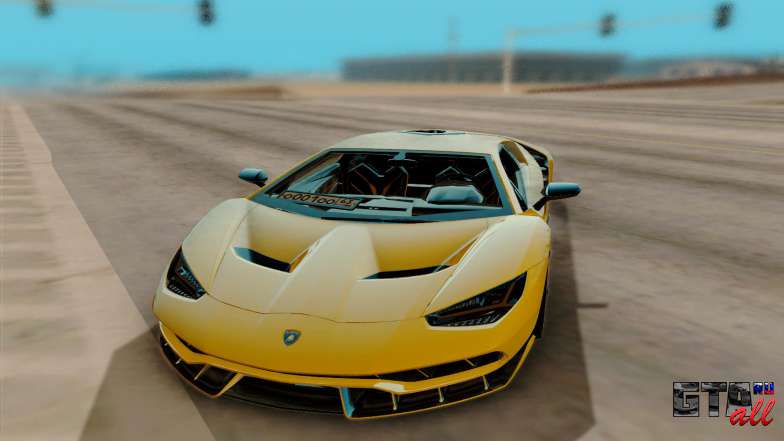 Lamborghini Centenario для GTA San Andreas передняя часть