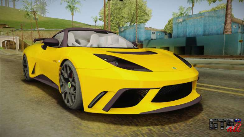 Lotus Evora GTE для GTA San Andreas вид спереди