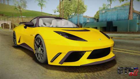 Lotus Evora GTE для GTA San Andreas вид спереди