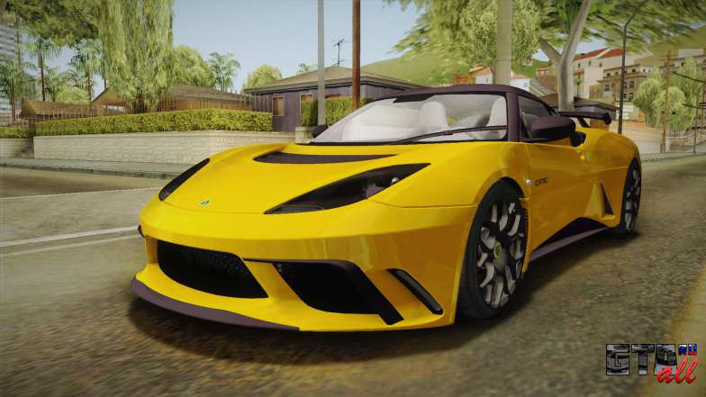 Lotus Evora GTE для GTA San Andreas передняя часть