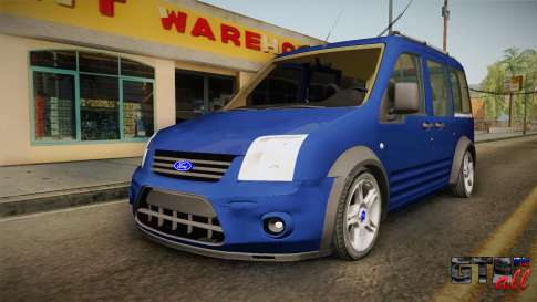 Ford Tourneo Connect 2012 для GTA San Andreas - вид спереди