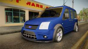 Ford Tourneo Connect 2012 для GTA San Andreas - вид спереди