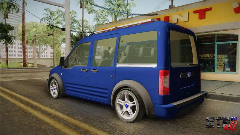 Ford Tourneo Connect 2012 ля GTA San Andreas - вид сбоку