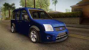 Ford Tourneo Connect 2012 ля GTA San Andreas - передняя часть