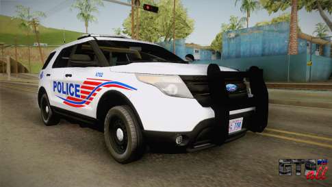 Ford Explorer 2013 Police для GTA San Andreas - вид спереди