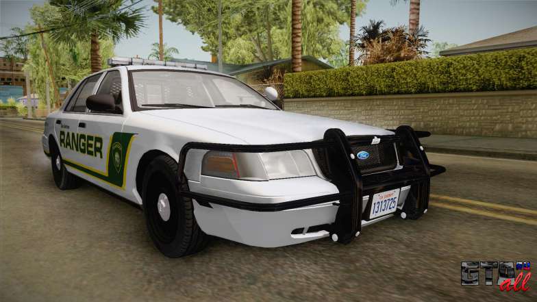 Ford Crown Victoria Police для GTA San Andreas - вид спереди